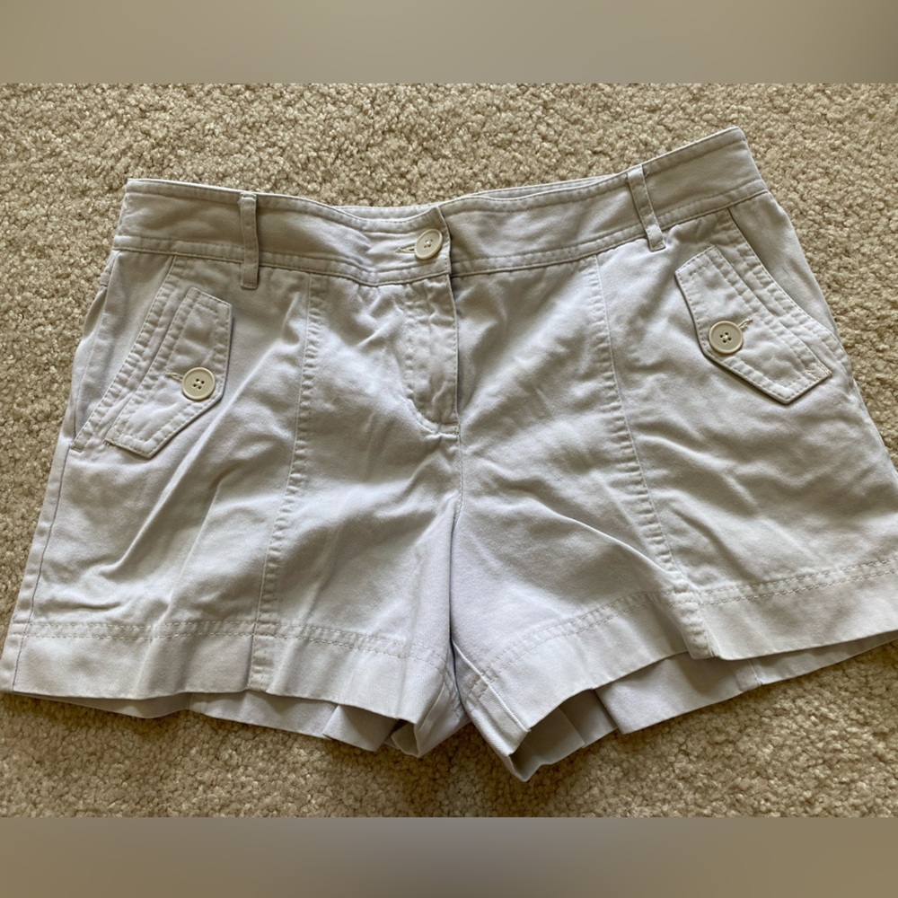 Loft shorts, stone color, size 10 petite.